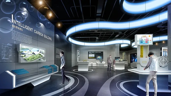 展廳設(shè)計(jì) ，展廳 ，鑫時(shí)空